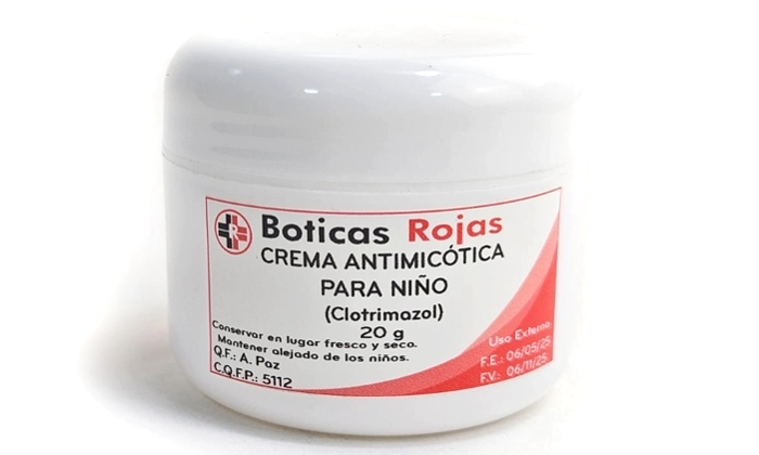 Crema antimicótica para niño