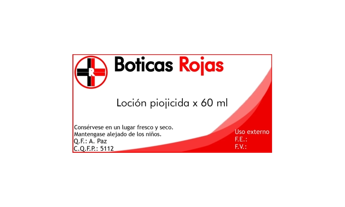 Loción piojicida